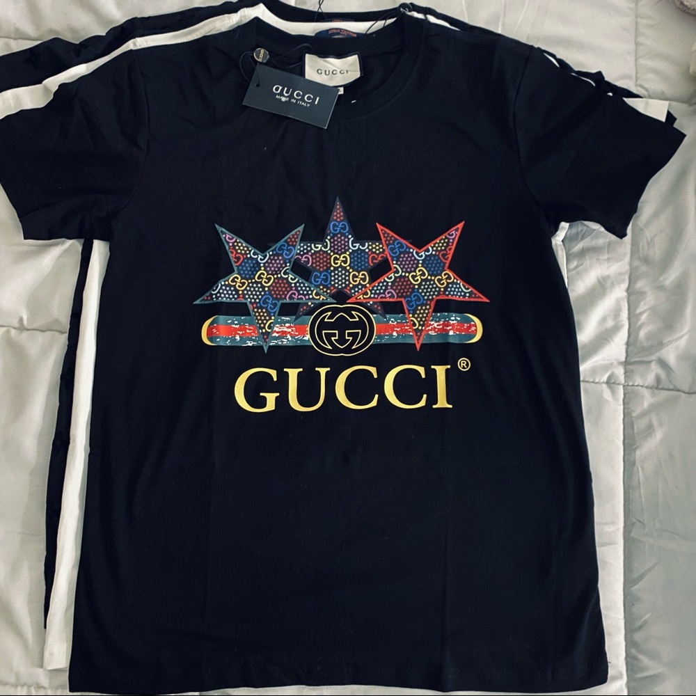 Non designer Gucci and  Louis Vuitton t-shirts